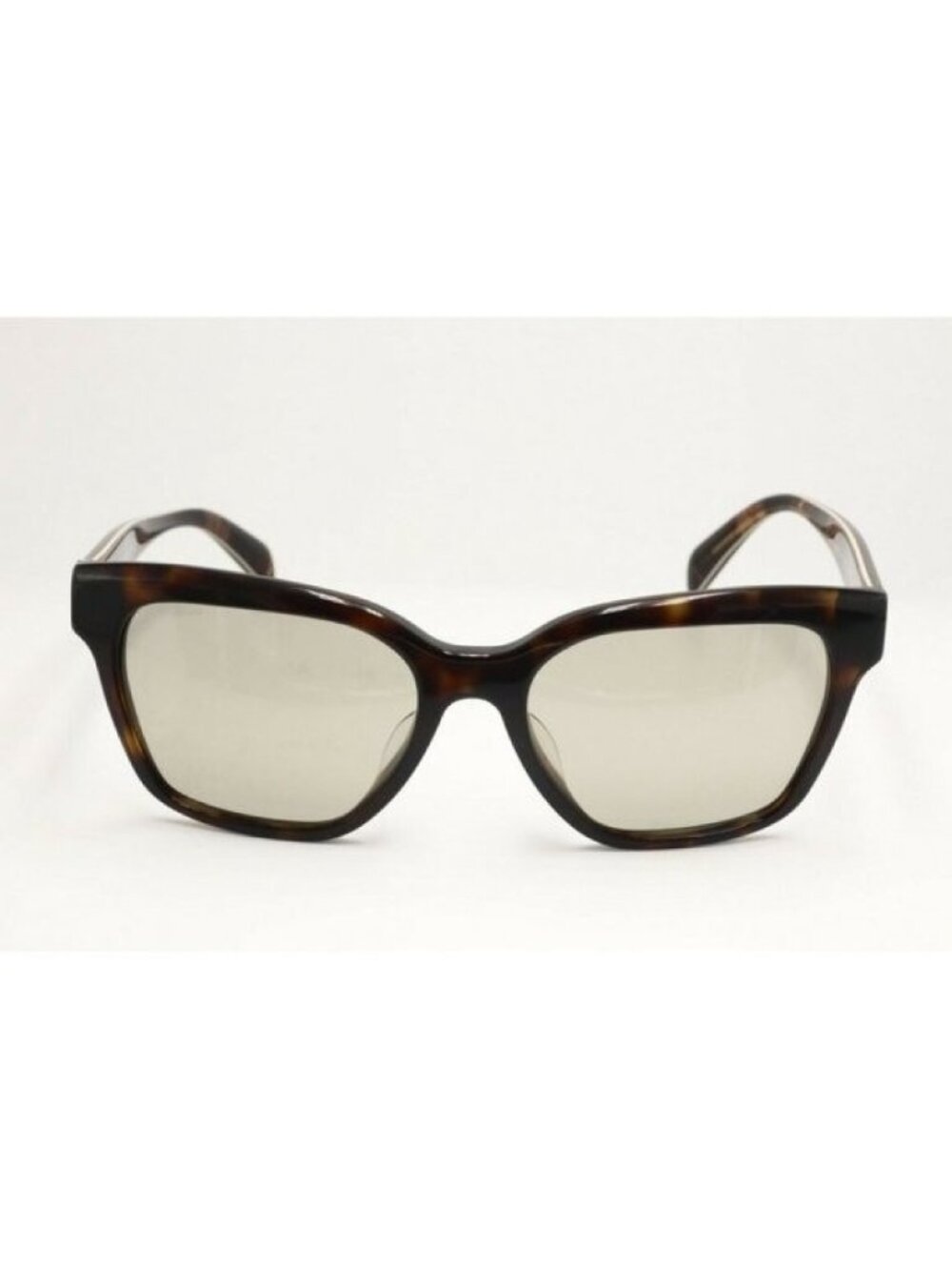 Prada SPR 11S-F 2AU-5J2 Square Tortoise Sunglasses Light Brown Lenses 56mm (A) - Picture 2 of 5